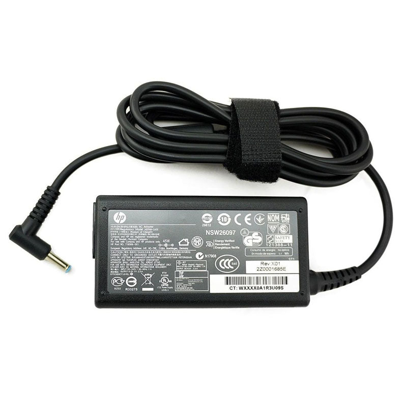 HP OEM 45W 4.5mm Small Blue Pin 19.5V 2.37A Laptop Charger Adapter