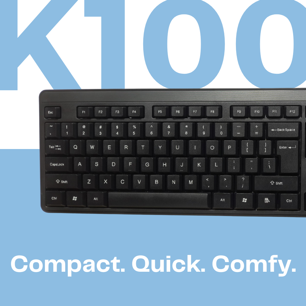 HP K100 Wired Wired USB Desktop Keyboard