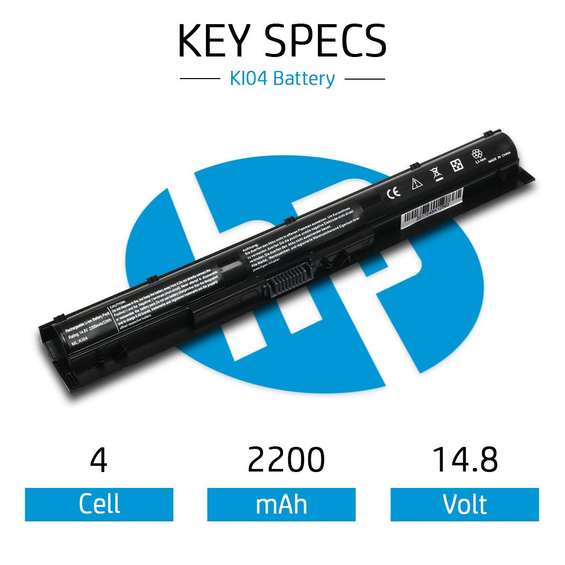 HP KI04 Laptop Original Battery