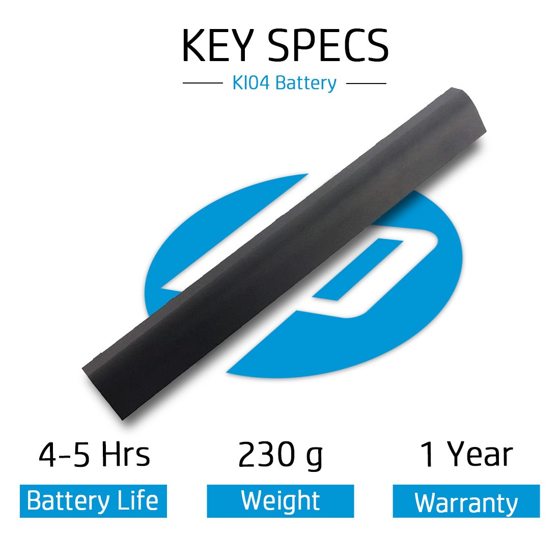 HP KI04 Laptop Original Battery