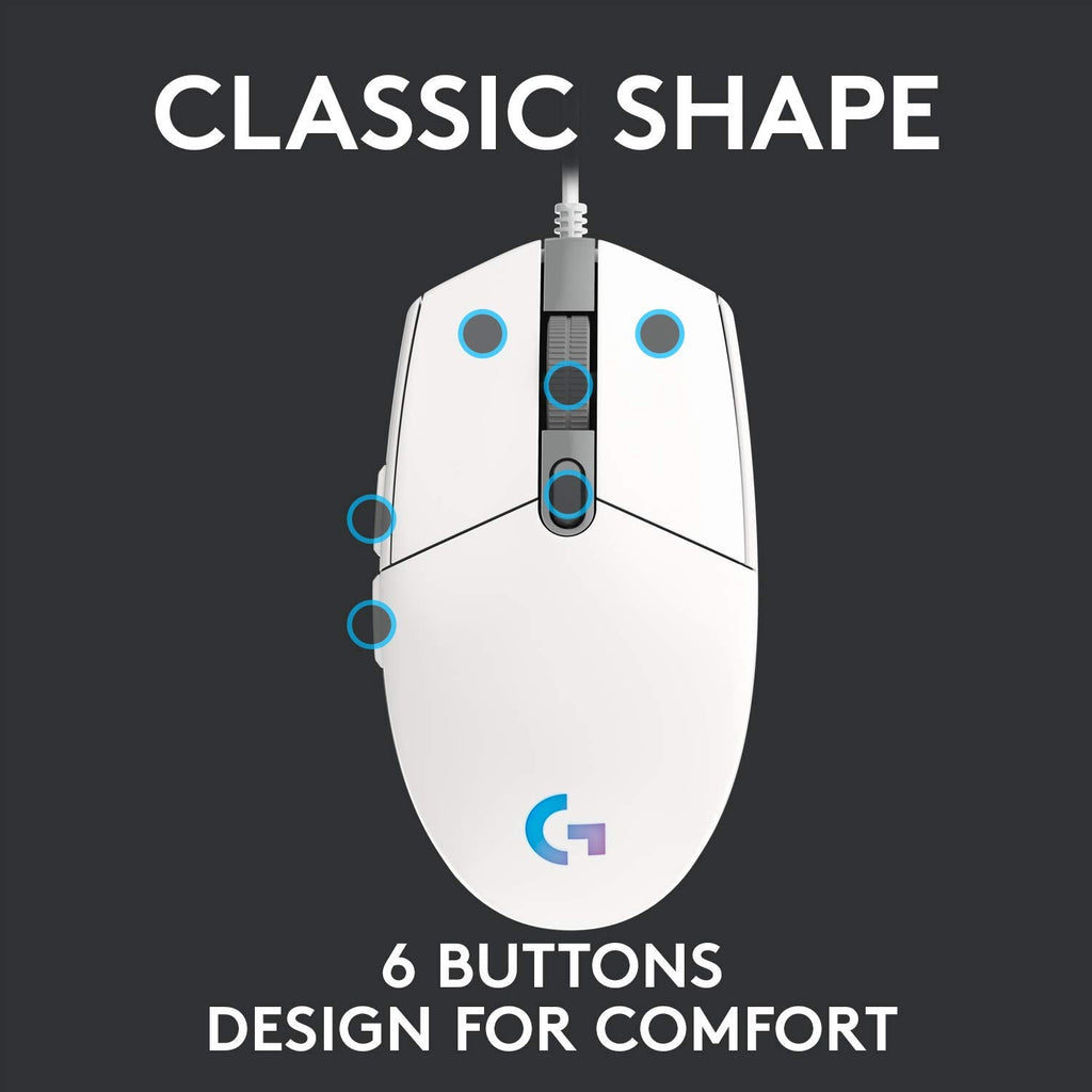 Logitech G203 Optical Wired Gaming Mouse