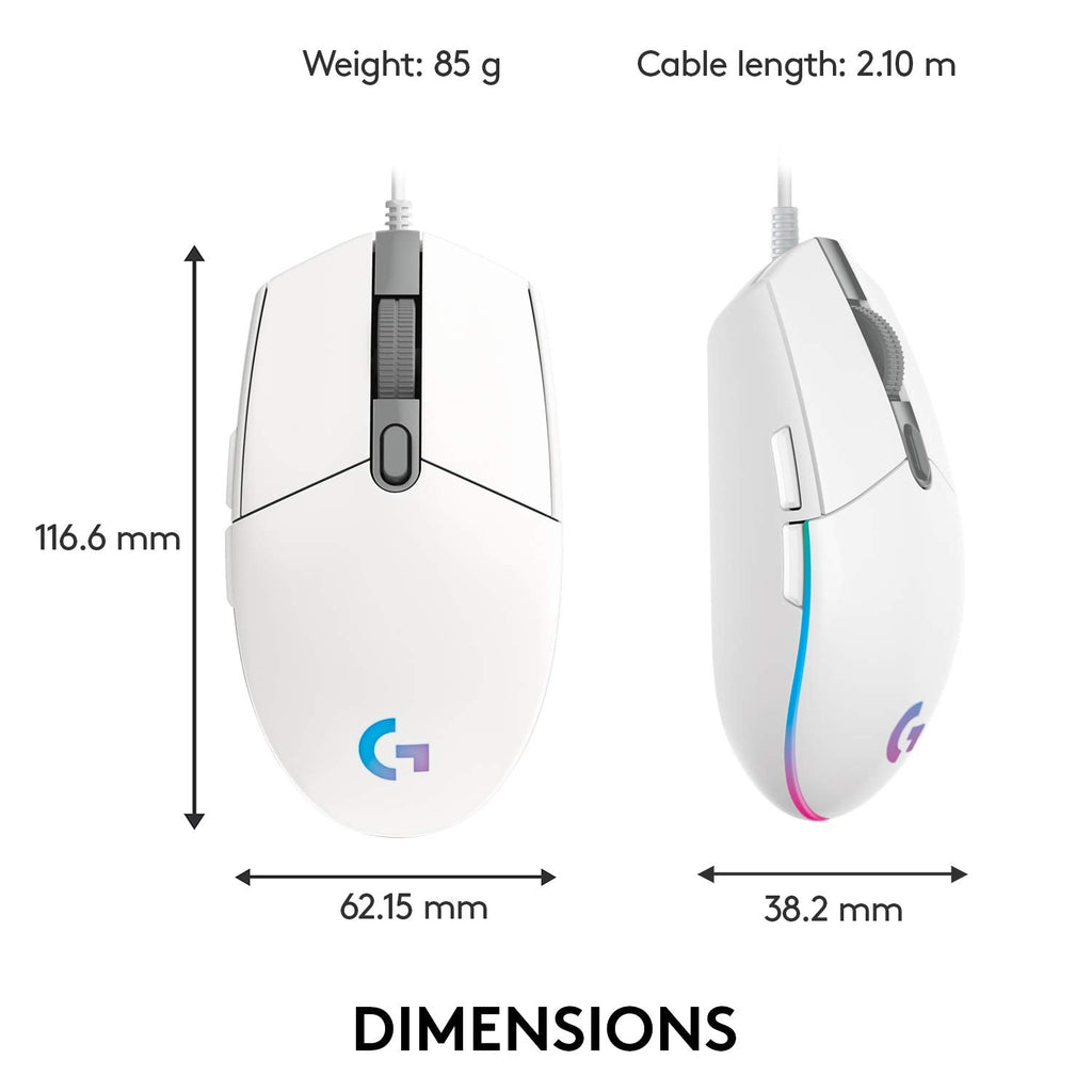 Logitech G203 Optical Wired Gaming Mouse