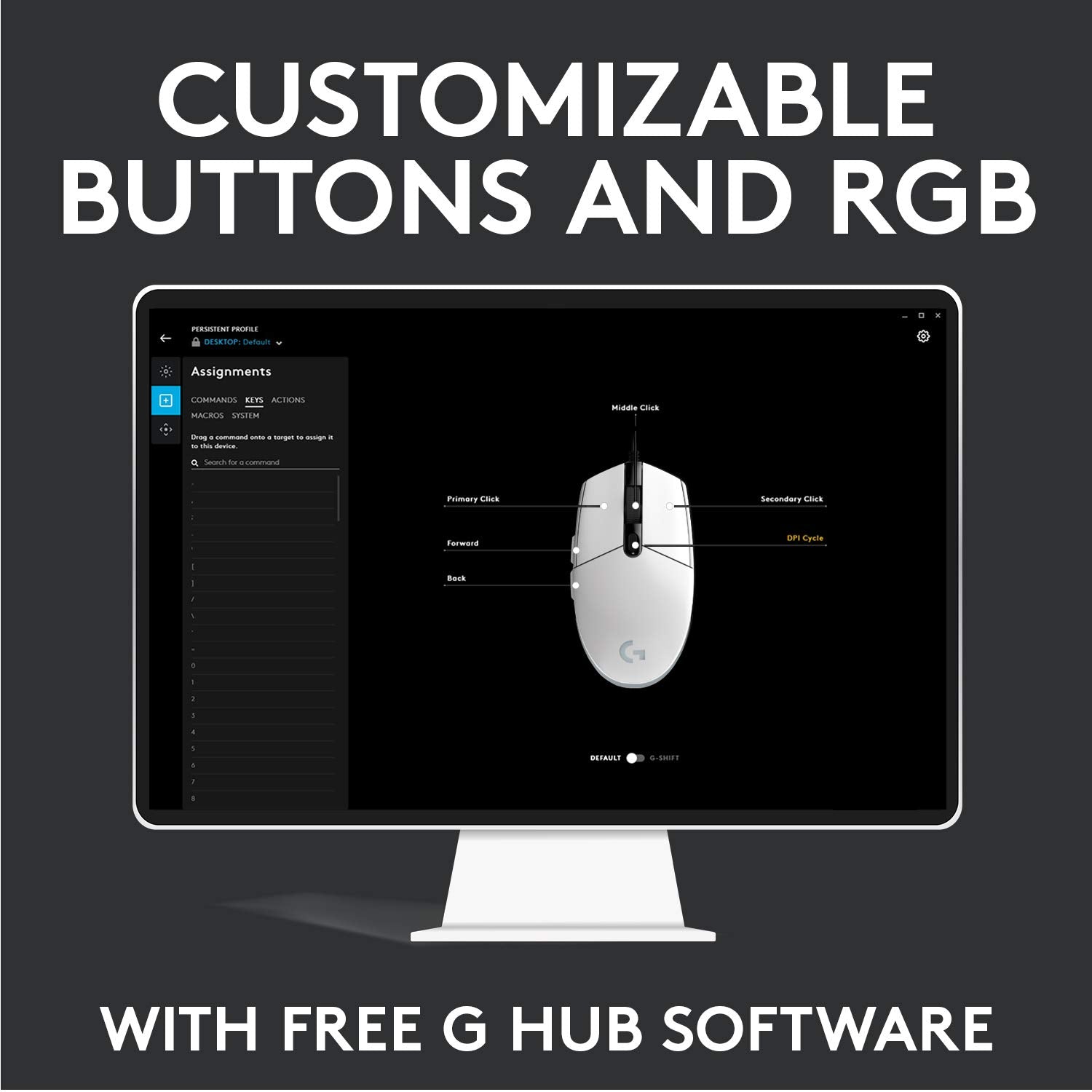 Logitech G203 Optical Wired Gaming Mouse