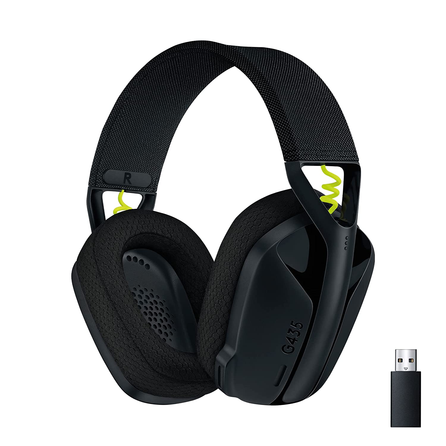 Logitech G Series G435 Ultra-light Wireless Bluetooth Over Ear Gaming Headset - Black