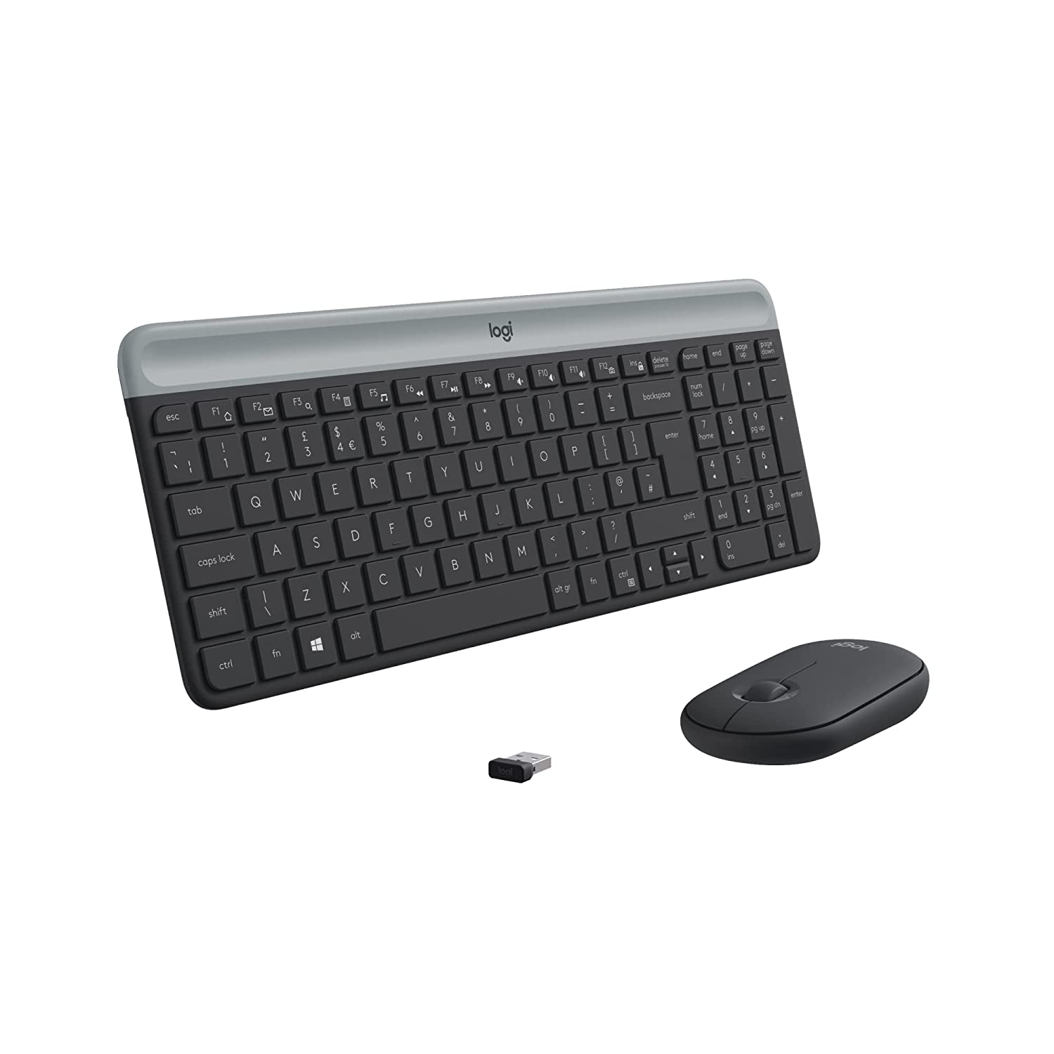 Logitech MK470 Slim 2.4GHz USB Wireless Keyboard and Mouse Combo