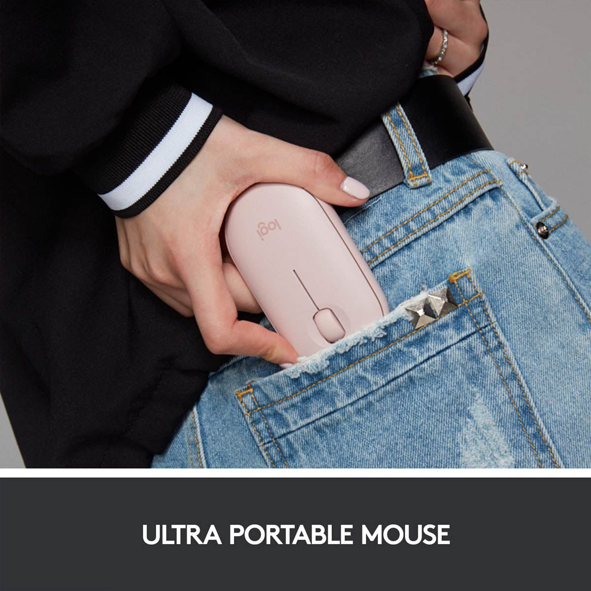 Logitech Pebble M350 Wireless Optical Silent Mouse with Dual Connectivity - Rose