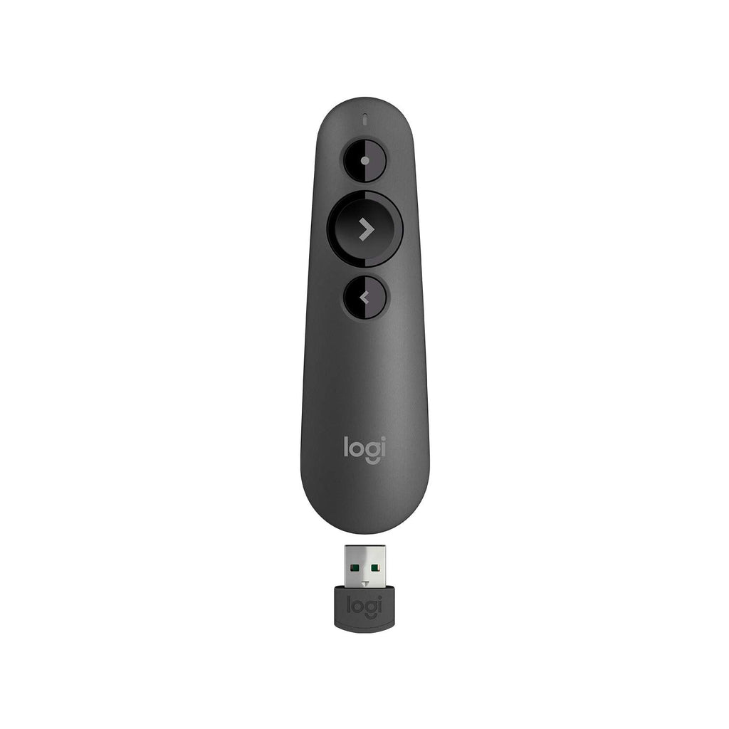 Logitech R500s Wireless Laser Presentation Remote With Broad Compatibility - Graphite