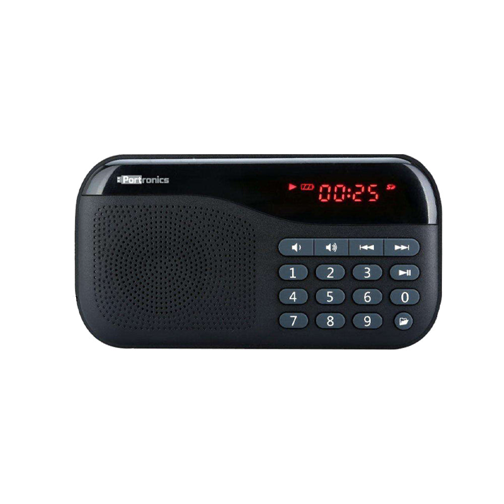 Portronics Plugs POR-141 Mini Portable Speaker with FM and Micro SD Card Support