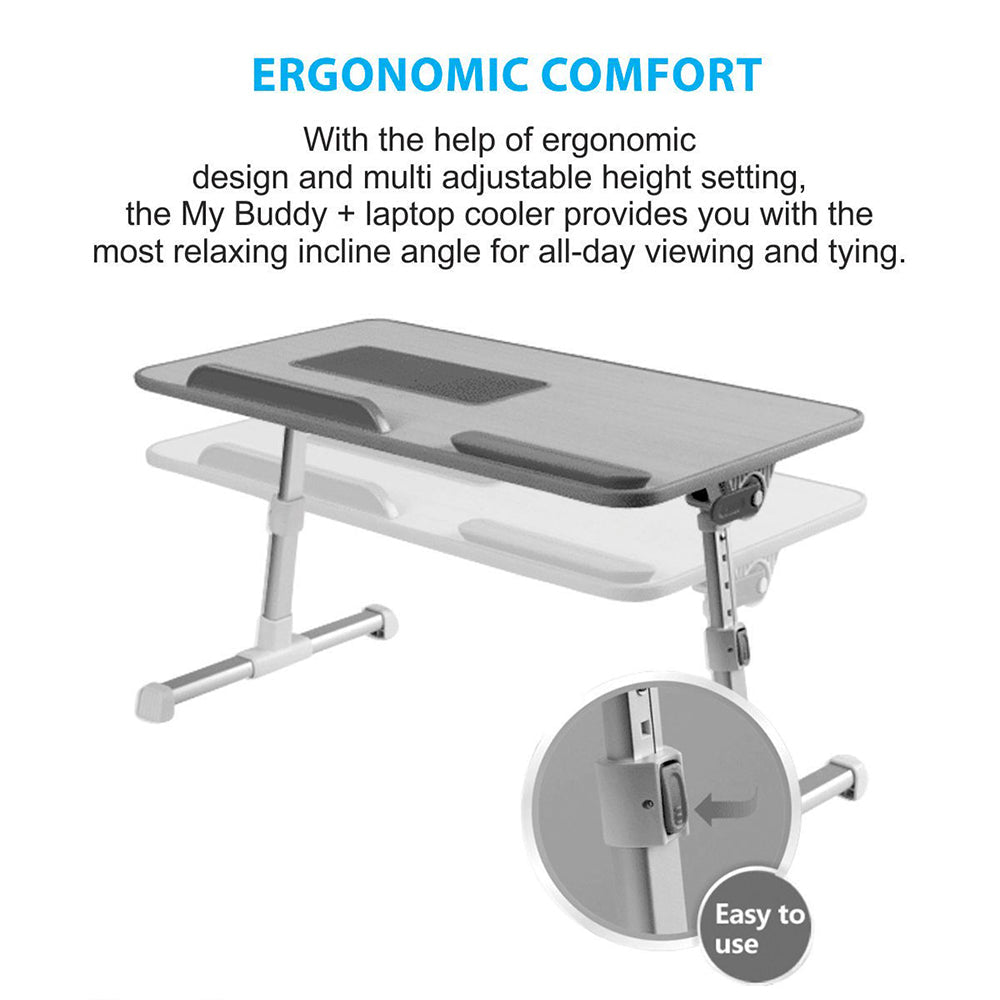 Portronics POR-704  My Buddy Adjustable Laptop Cooling Stand From TPS Technologies