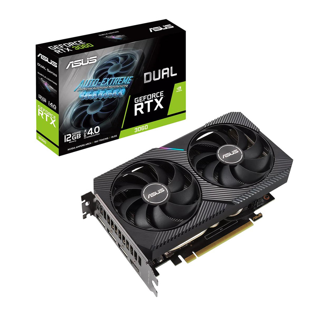 ASUS Dual RTX 3060 V2 12GB GDDR6 192-Bit LHR Graphics Card
