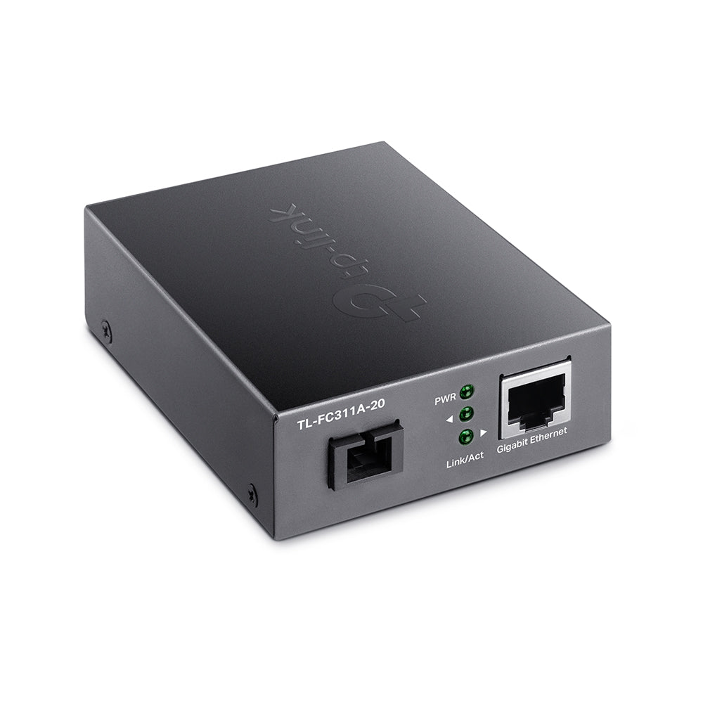 TP-Link Omada TL-FC311A-20 and TL-FC311B-20 Gigabit WDM Media Converter Combo