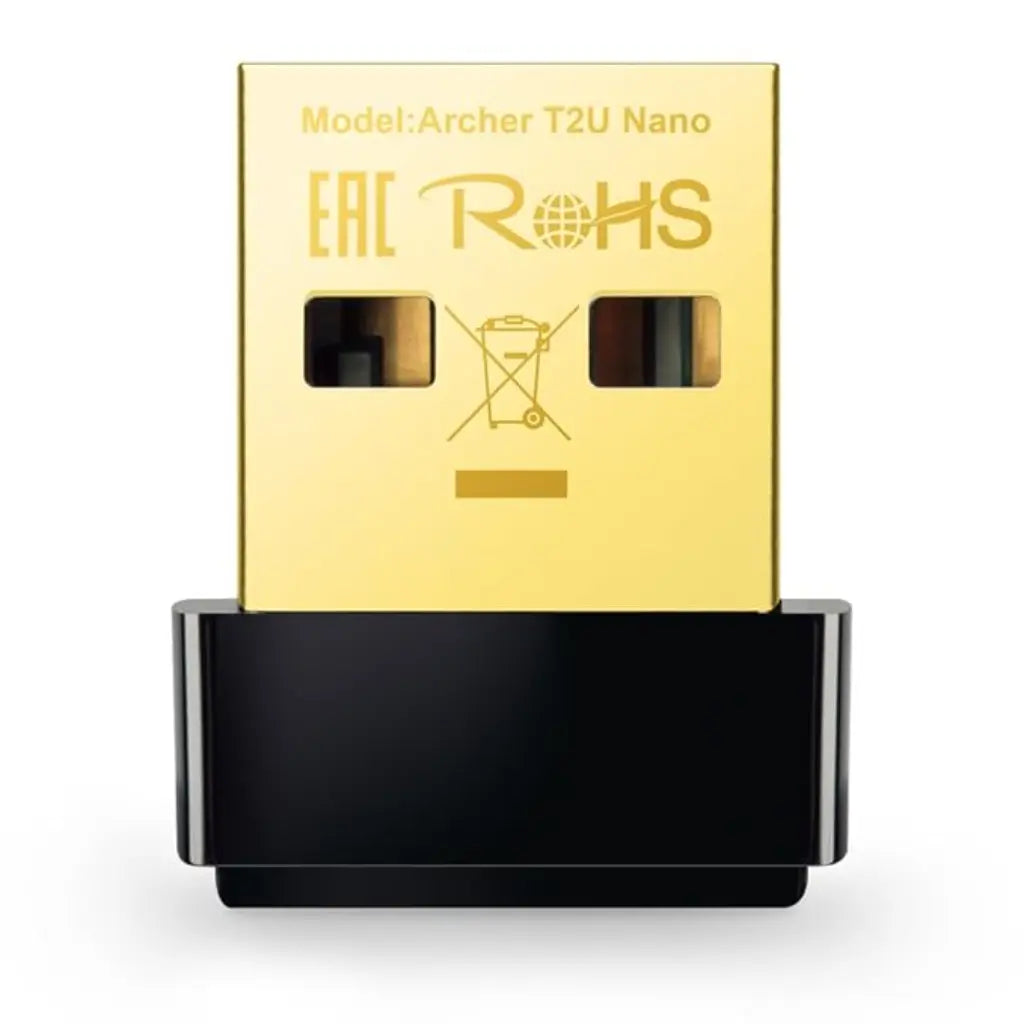 TP-Link Archer T2U Nano AC600 Nano Wireless Dual Band USB Wi-Fi Adapter-tpstech.in