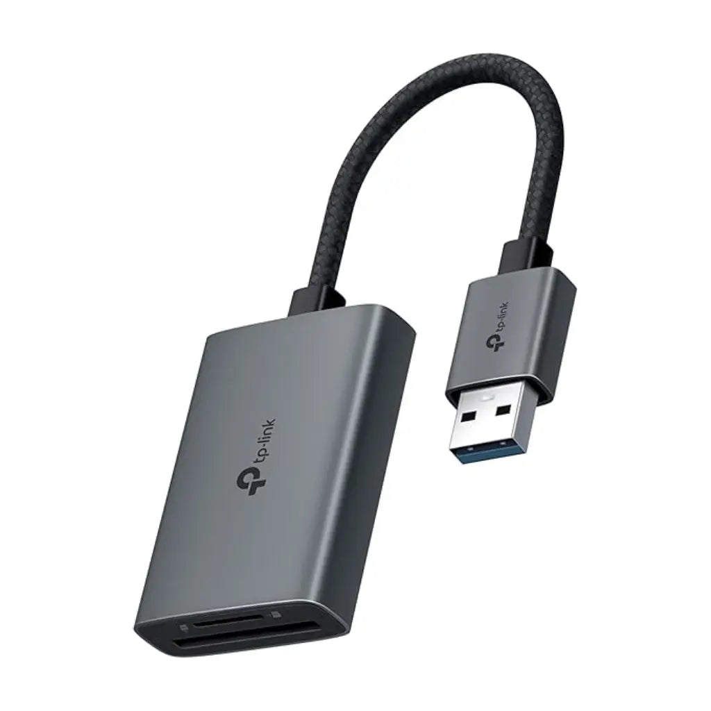 TP-Link UA430 USB 3.0 Type-A to SD & microSD Card Reader Dual Slot 5Gbps Transfer Speed-tpstech.in