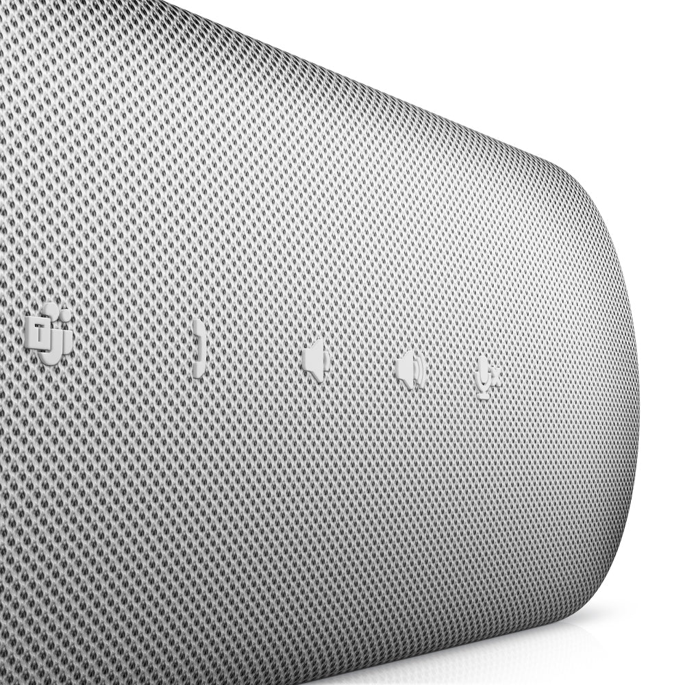Dell SP3022 True Stereo Active Noise Cancellation Full Duplex Audio Wired Speakerphone - Silver Gray
