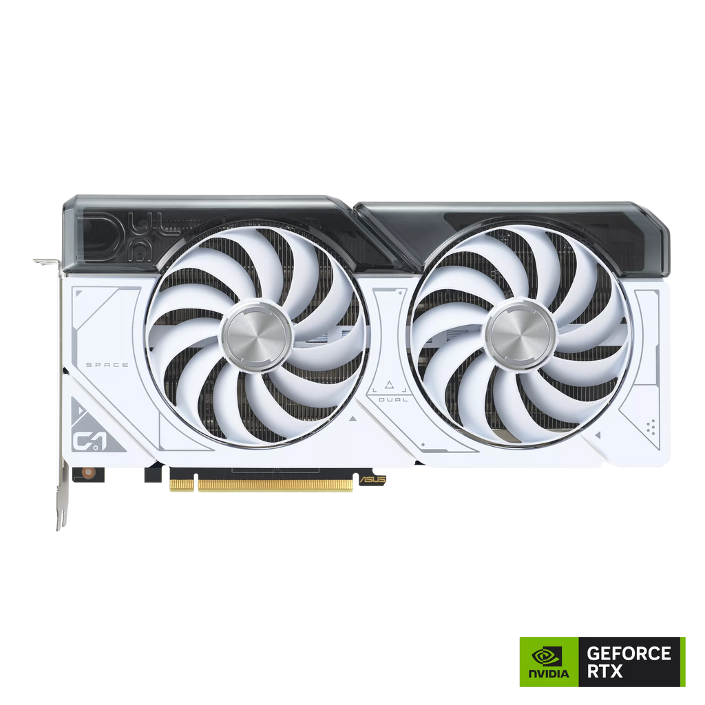 ASUS Dual GeForce RTX 4070 White OC 12GB GDDR6X 192-Bit Graphics Card