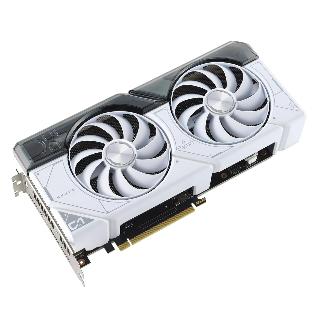 ASUS Dual GeForce RTX 4070 White OC 12GB GDDR6X 192-Bit Graphics Card