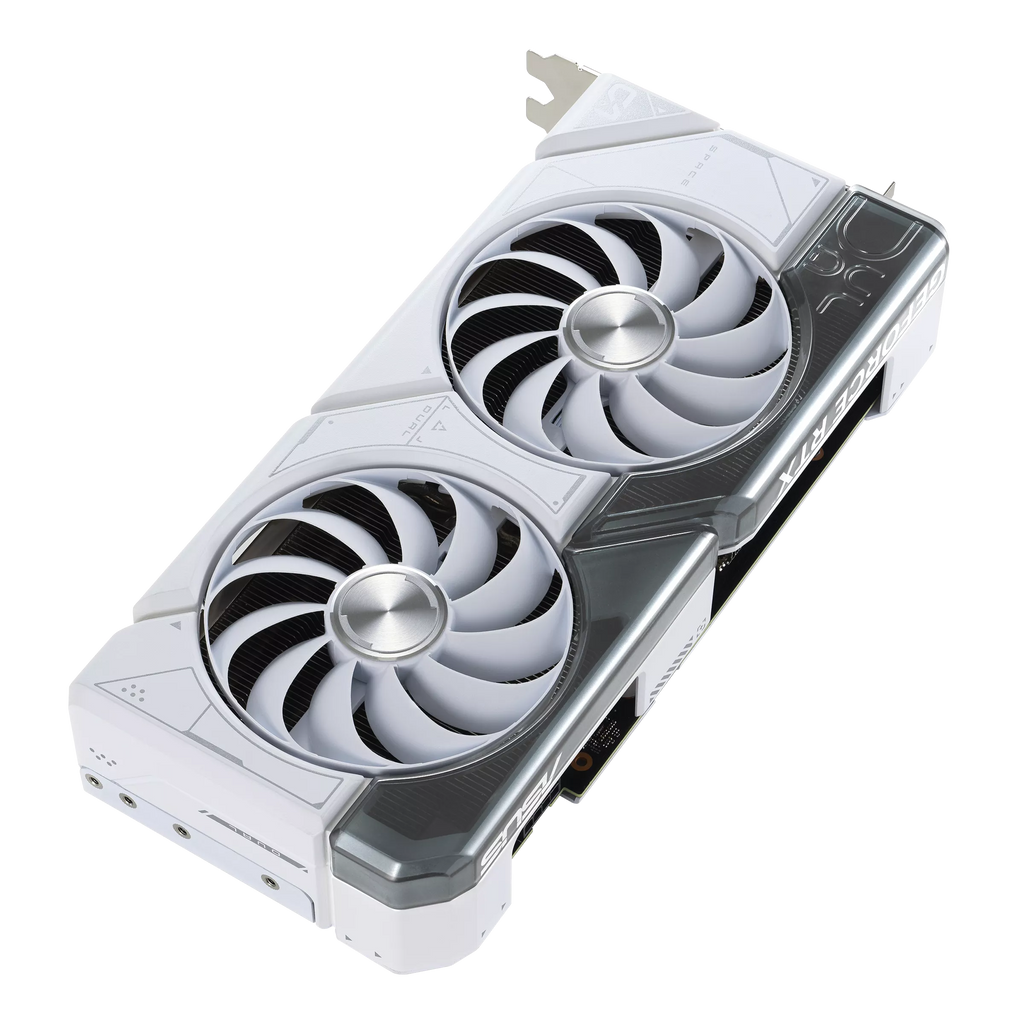 ASUS Dual GeForce RTX 4070 White OC 12GB GDDR6X 192-Bit Graphics Card