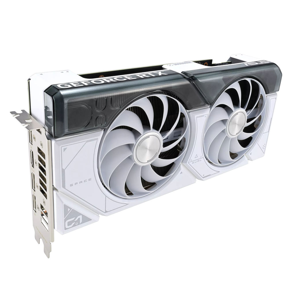 ASUS Dual GeForce RTX 4070 White OC 12GB GDDR6X 192-Bit Graphics Card