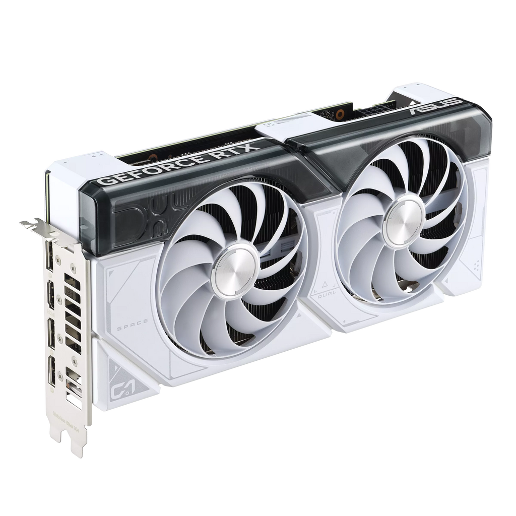 ASUS Dual GeForce RTX 4070 White OC 12GB GDDR6X 192-Bit Graphics Card