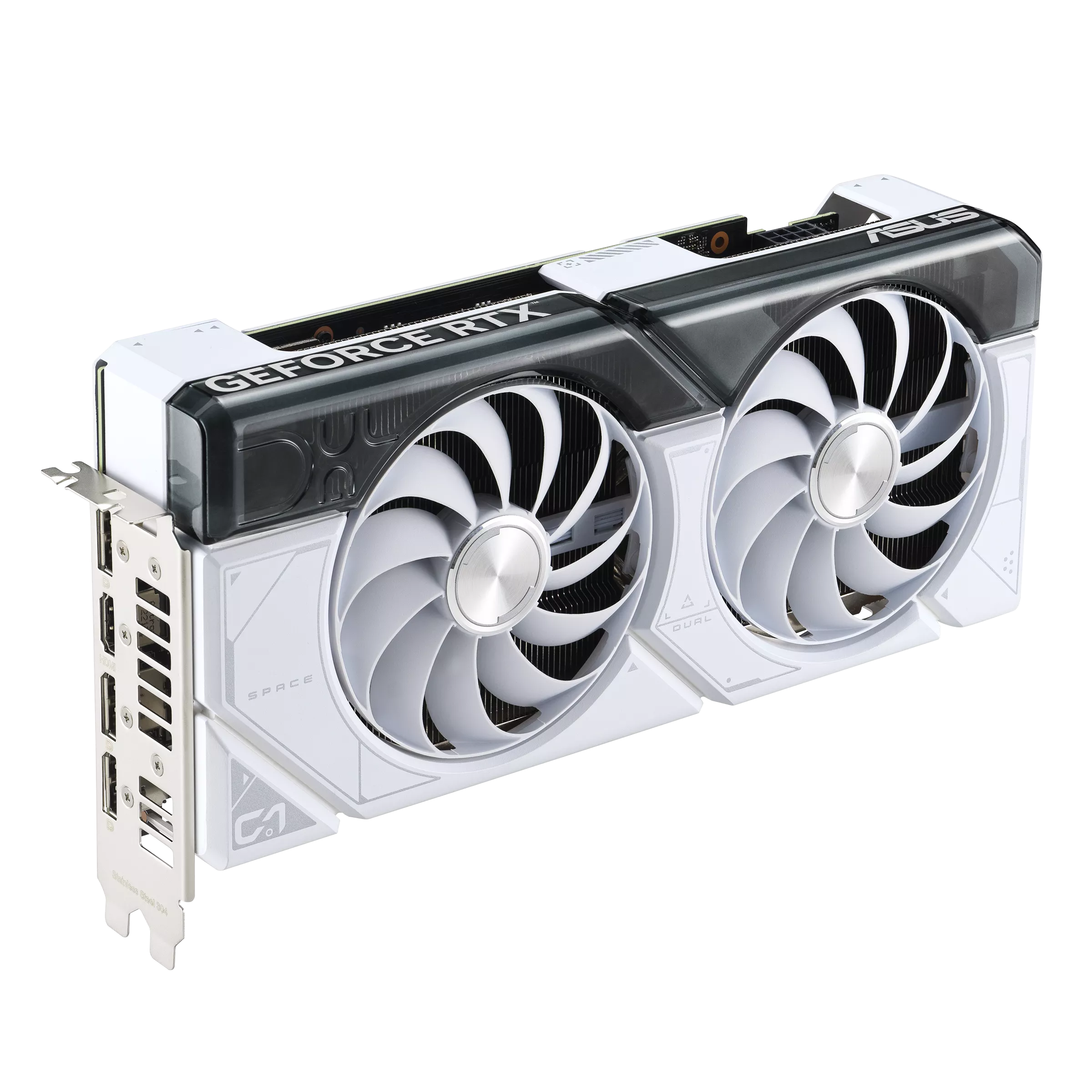 ASUS Dual GeForce RTX 4070 White OC 12GB GDDR6X 192-Bit Graphics Card
