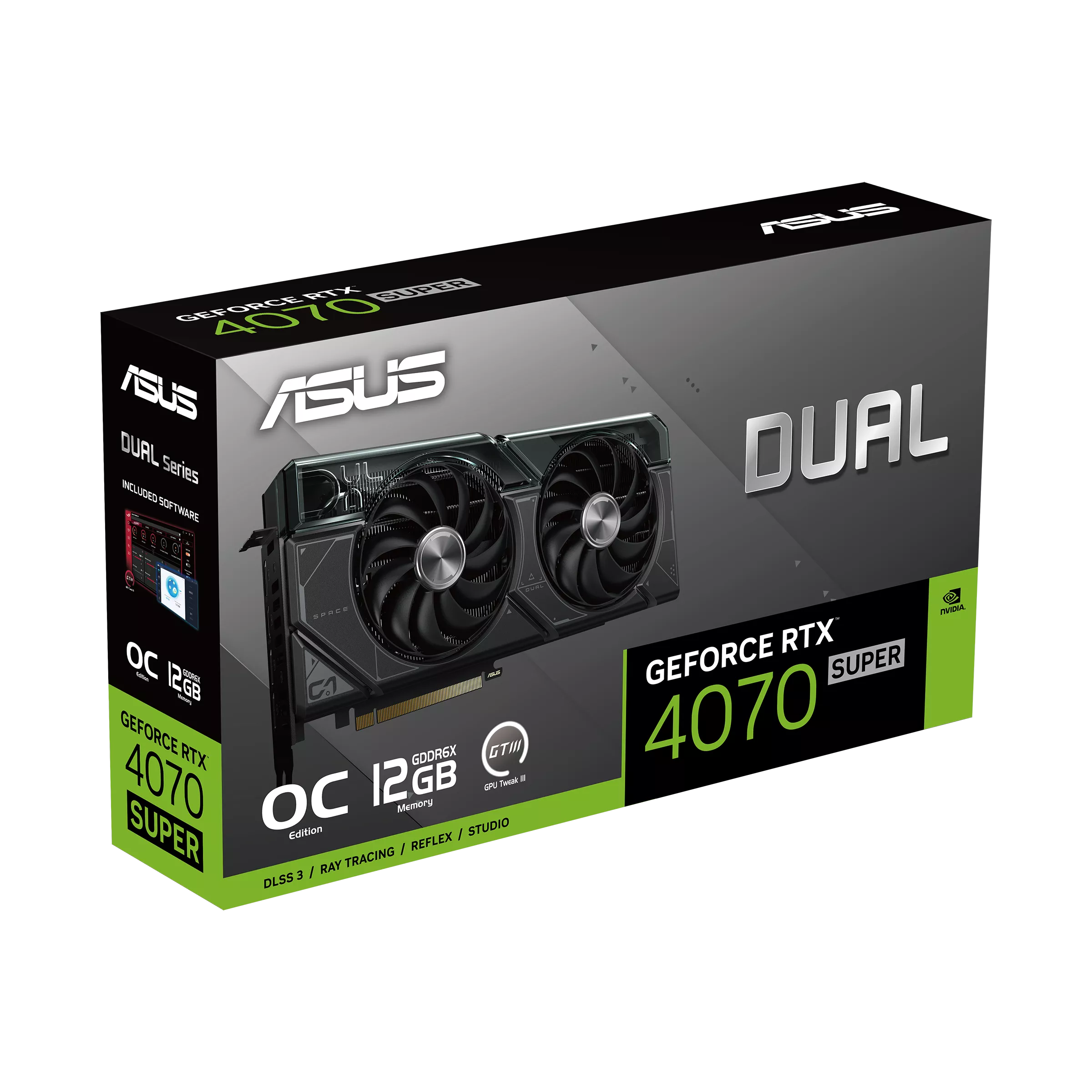 ASUS Dual GeForce RTX 4070 SUPER OC Edition 12GB GDDR6X Graphic Card