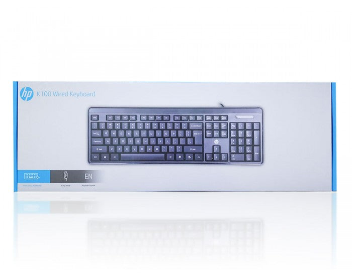 HP K100 Wired Wired USB Desktop Keyboard